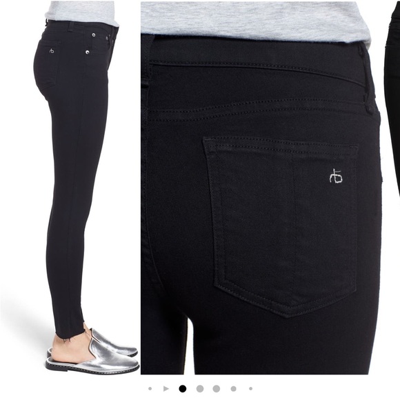 rag & bone ankle skinny jeans - Picture 3 of 3